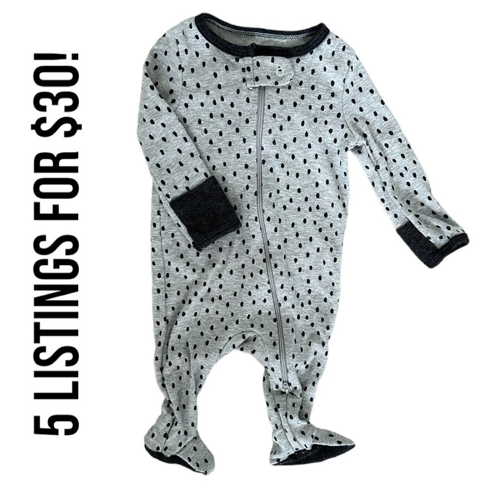 Cloud island 0-3 months baby footies